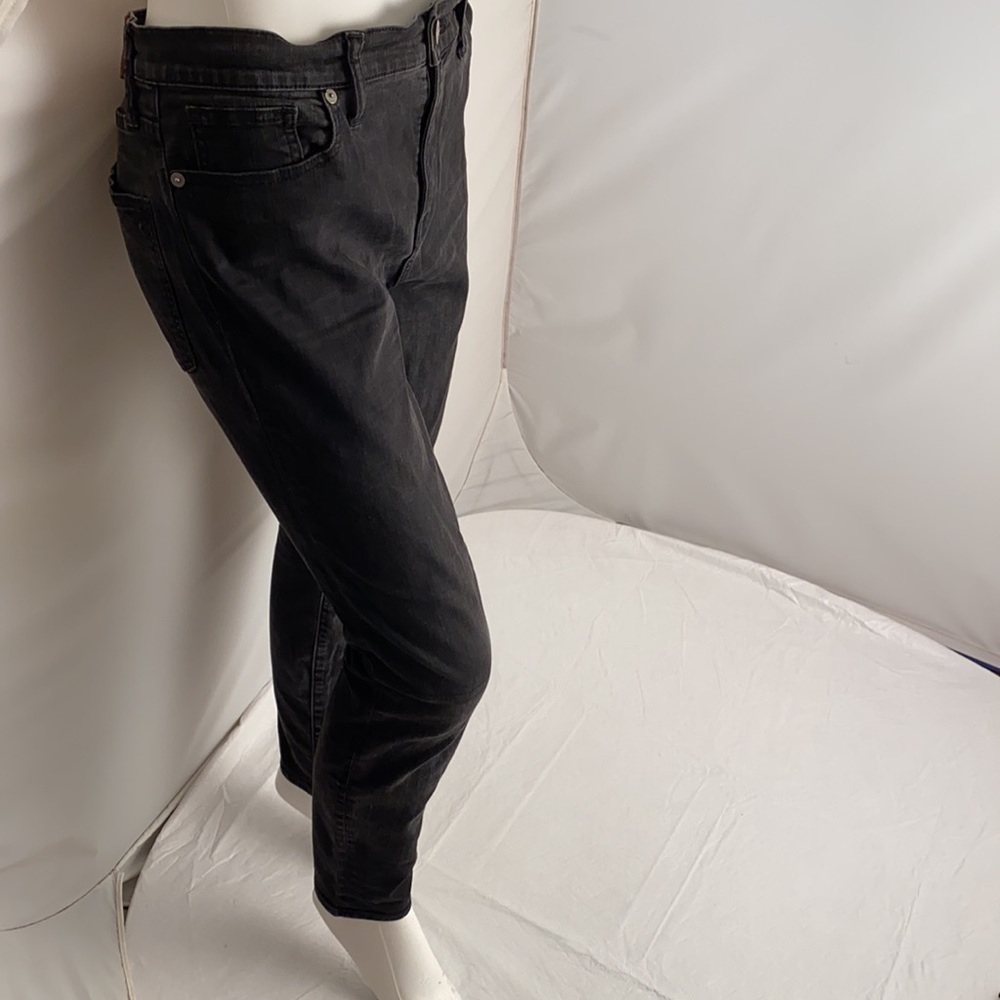 Madewell black distressed high riser skinny jeans - Picture 3 of 14